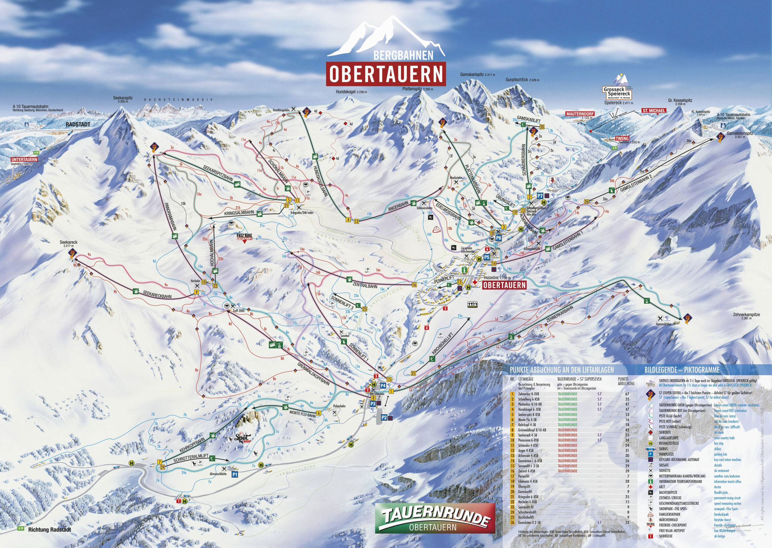 Obertauern SKI & WELLNESS 3-Tages-Skifahrt