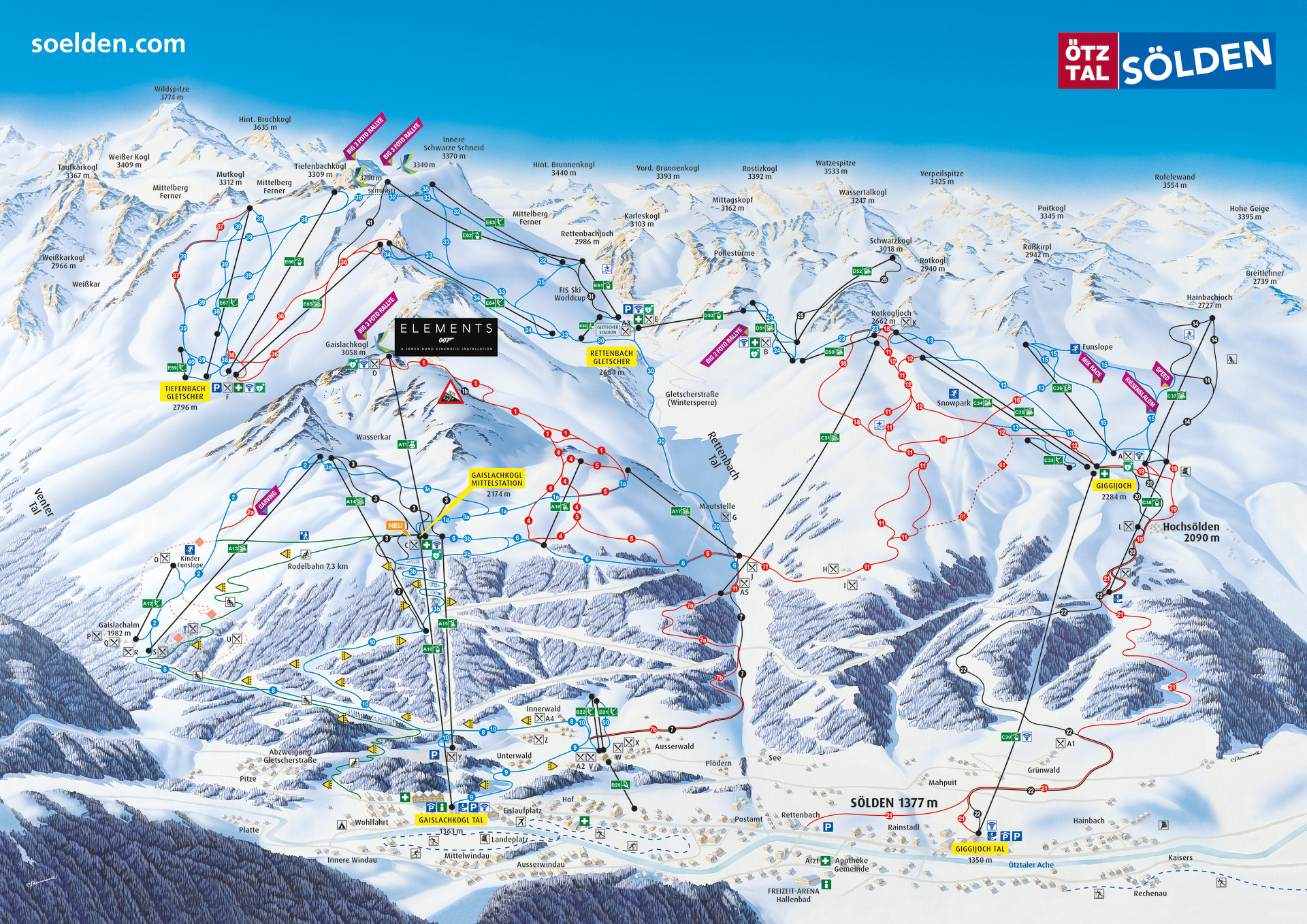 Sölden/Ötztal SKI & WELLNESS 3-Tages-Skifahrt