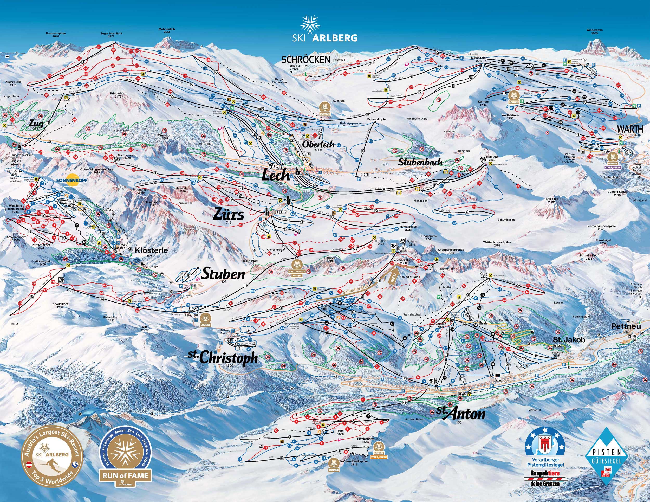St. Anton am Arlberg SKI & WELLNESS 3-Tages-Skifahrt